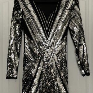 Midnight Doll Sequin Dress size 9